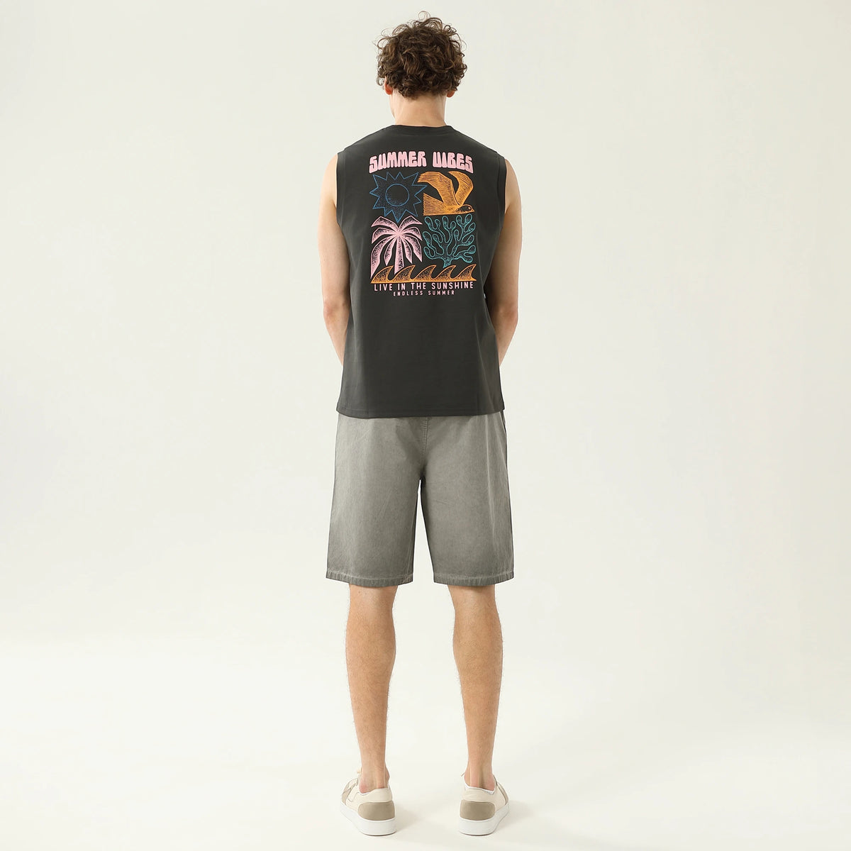 Casual Printed Vest for Men