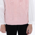 Casual Jacquard Waistcoat for Girls Image