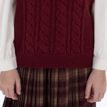 Casual Jacquard Waistcoat for Girls Image