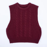 Casual Jacquard Waistcoat for Girls Image