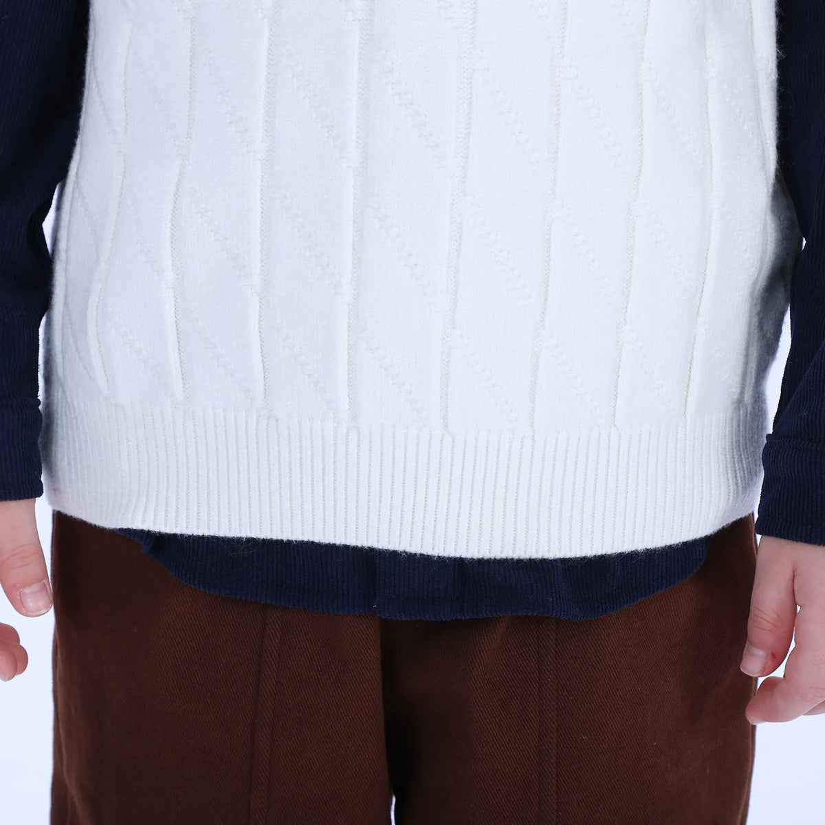 Casual Badge Waistcoat for Boys Image