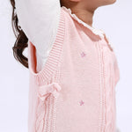 Casual Jacquard Waistcoat for Baby girl Image