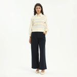 Elegant Striped Waistcoat for Women Image