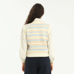 Elegant Striped Waistcoat for Women Image