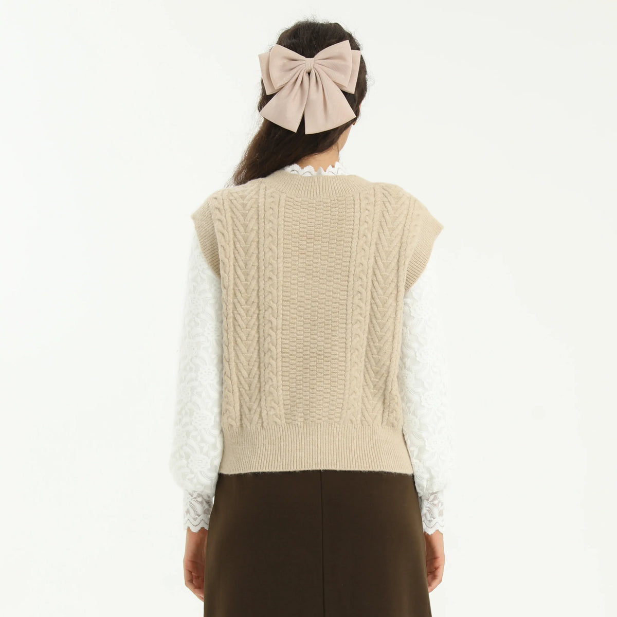 Elegant Jacquard Waistcoat for Women Image