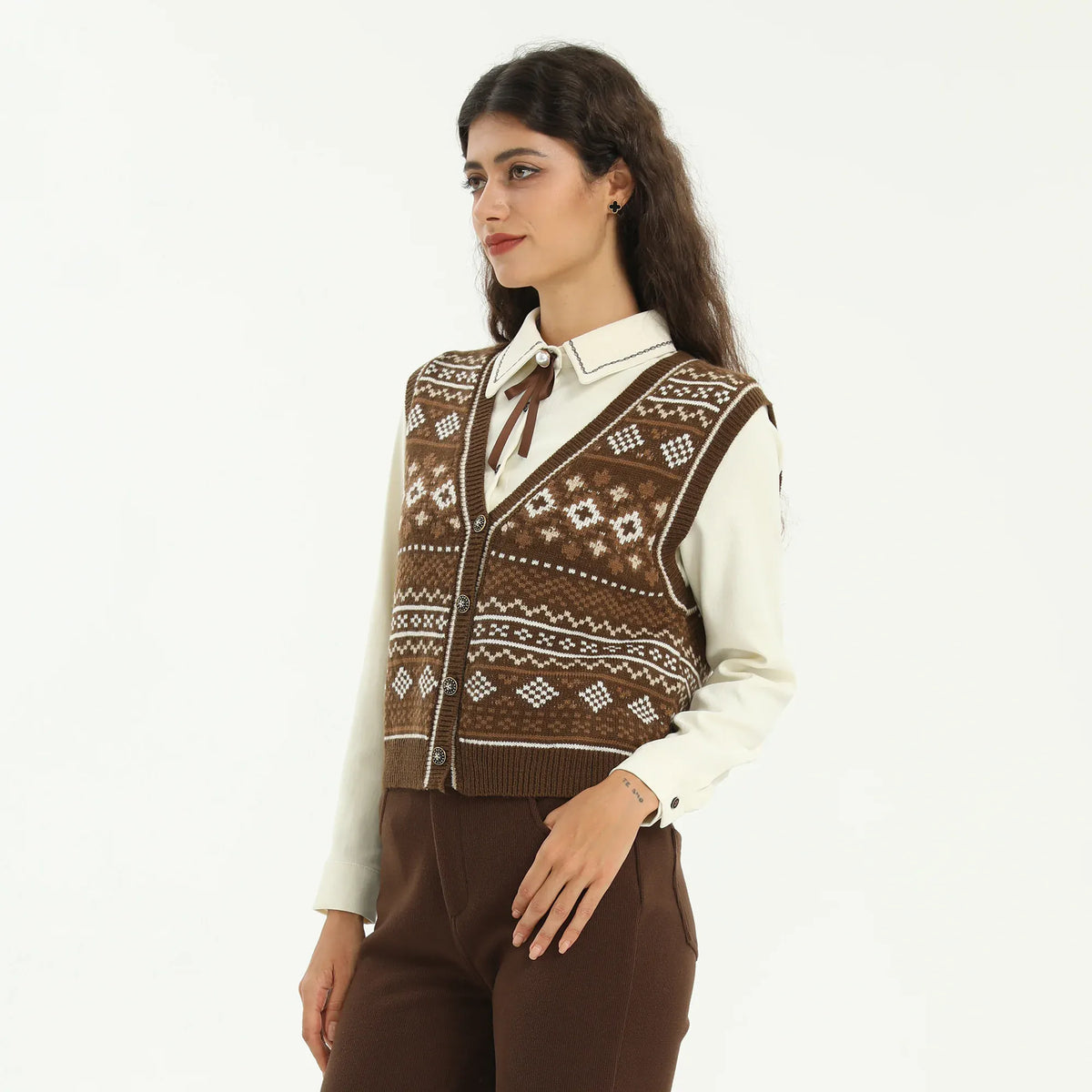 Elegant Embroidery Waistcoat for Women Image