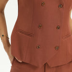 Elegant Plain Waistcoat for Women Image