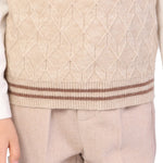 Jacquard Formal Waistcoat for Boys Image