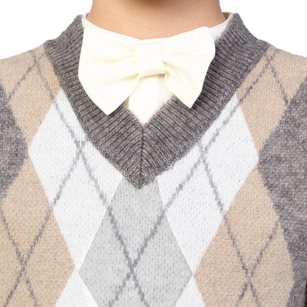 Checked Formal Waistcoat for Boys Image