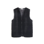 Black Elegant Waistcoat for Women Image