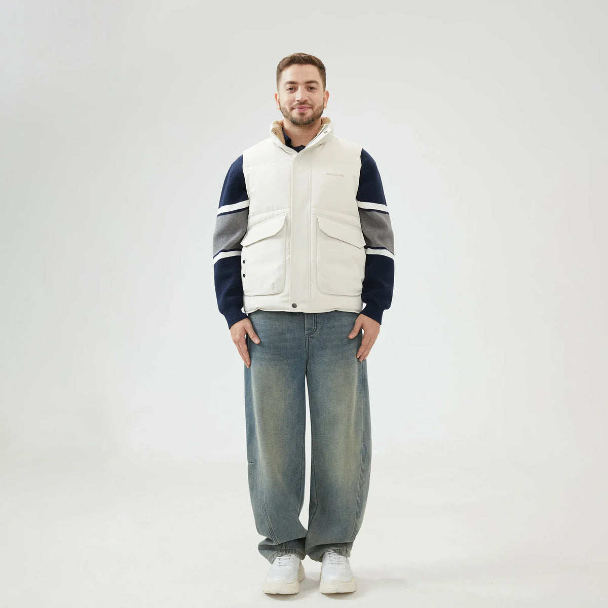 Jacket with Stand Collar for Men Image