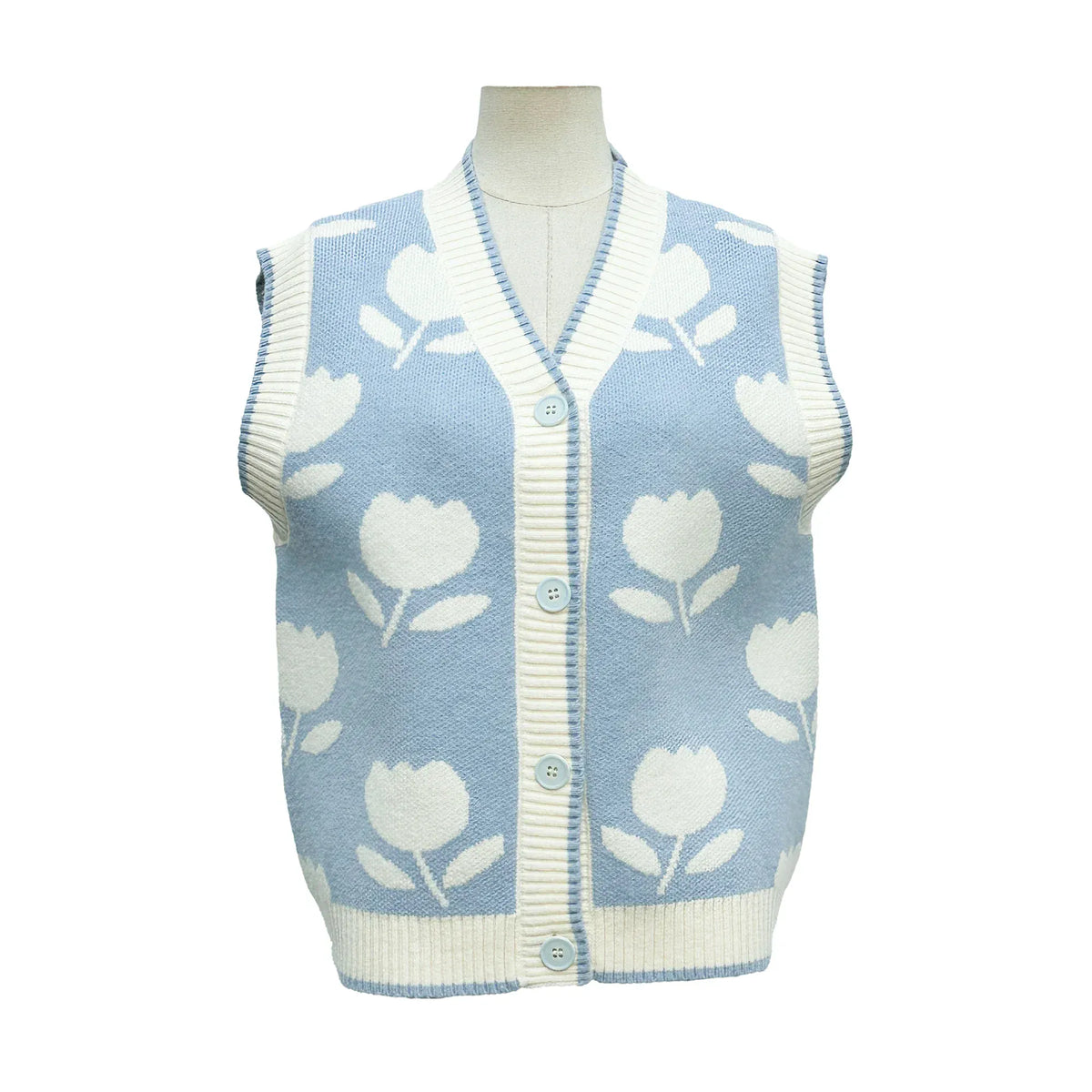 Elegant Floral Waistcoat for Women Image