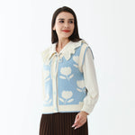 Elegant Floral Waistcoat for Women Image