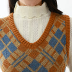 Elegant Checked Waistcoat for Women Image