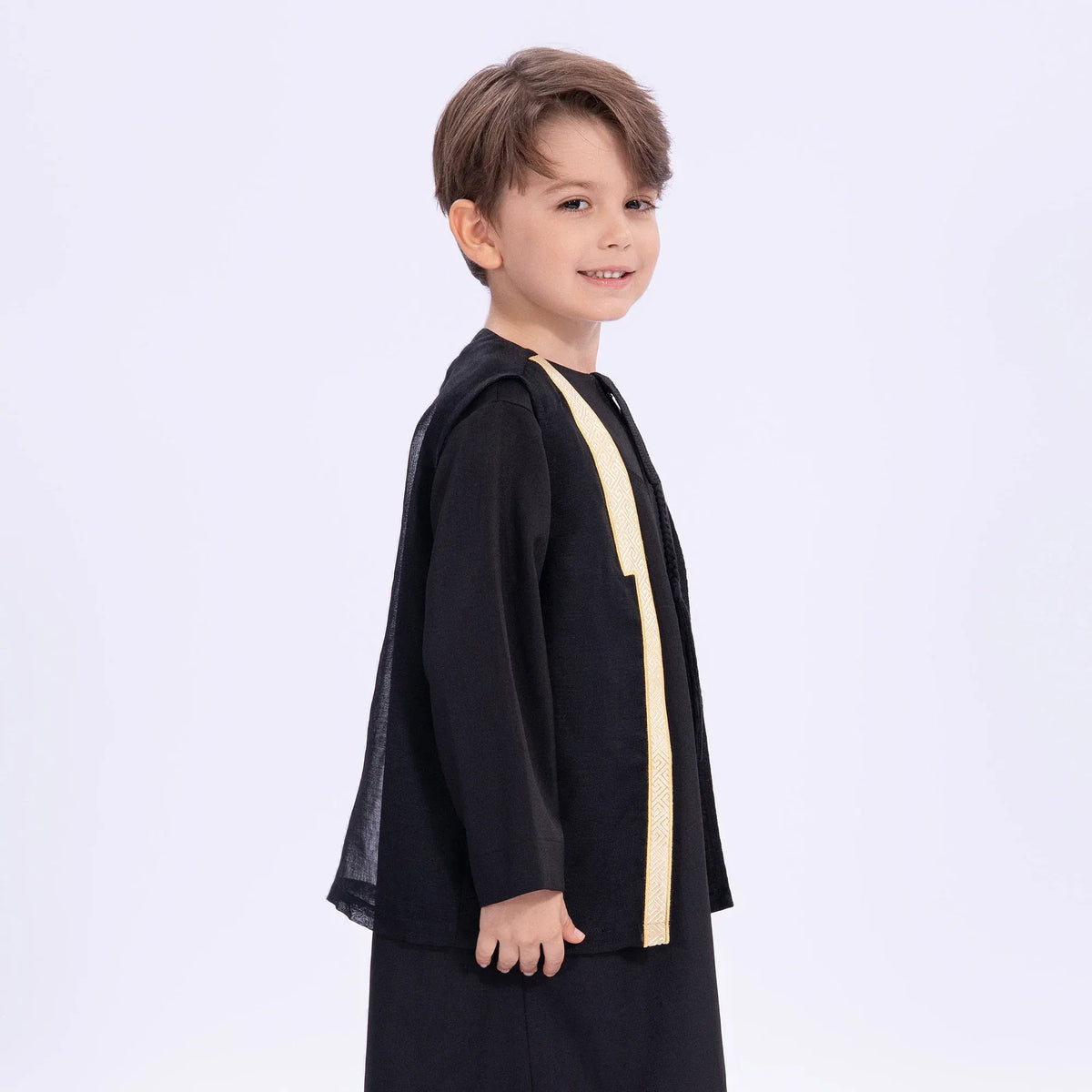 Embroidery Casual Waistcoat for Boys Image
