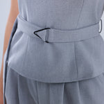 Elegant Solid Waistcoat for Women