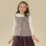 Solid Waistcoat For Girls