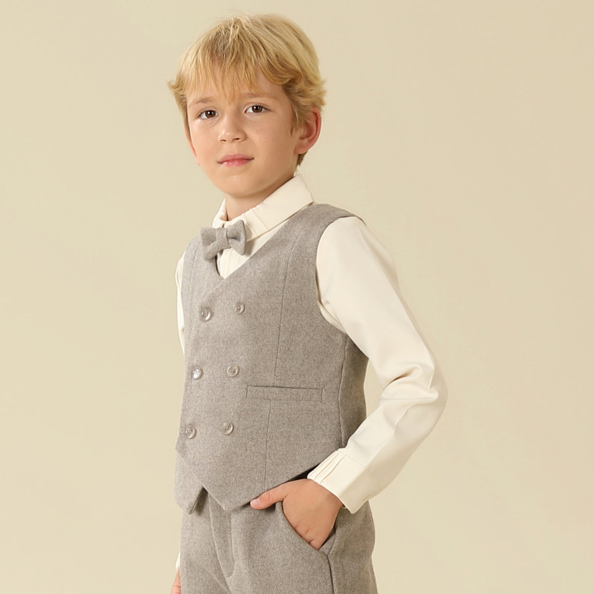 Solid Waistcoat For Boys