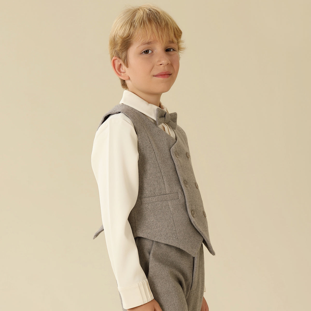 Solid Waistcoat For Boys