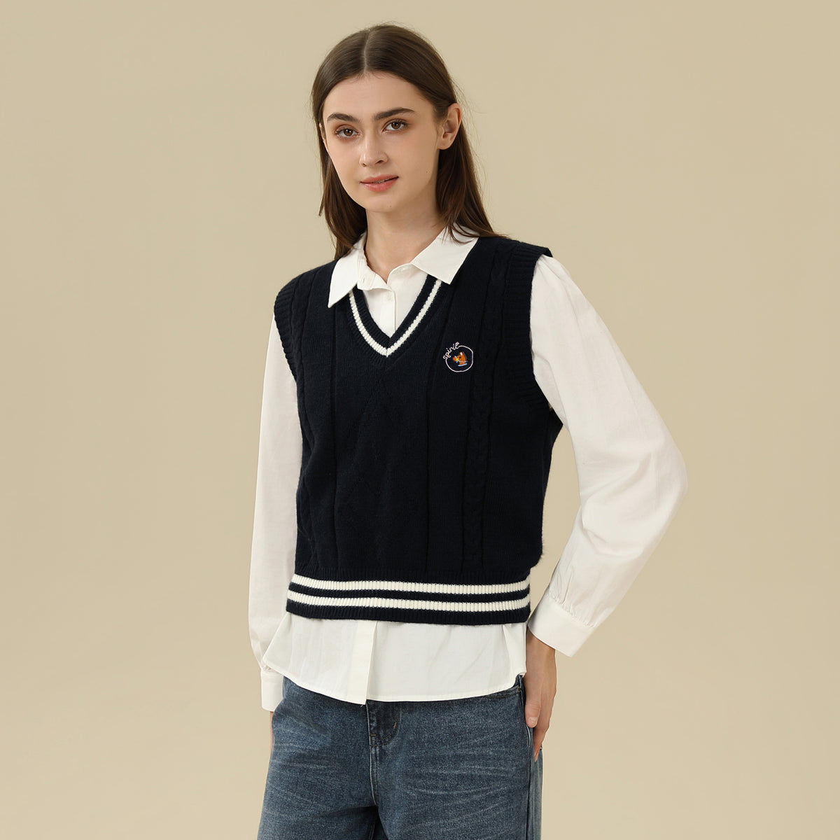 Embroidery Waistcoat For Women