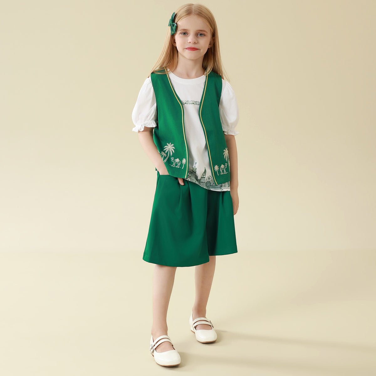 Embroidery Waistcoat For Girls