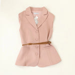 Solid Waistcoat For Women
