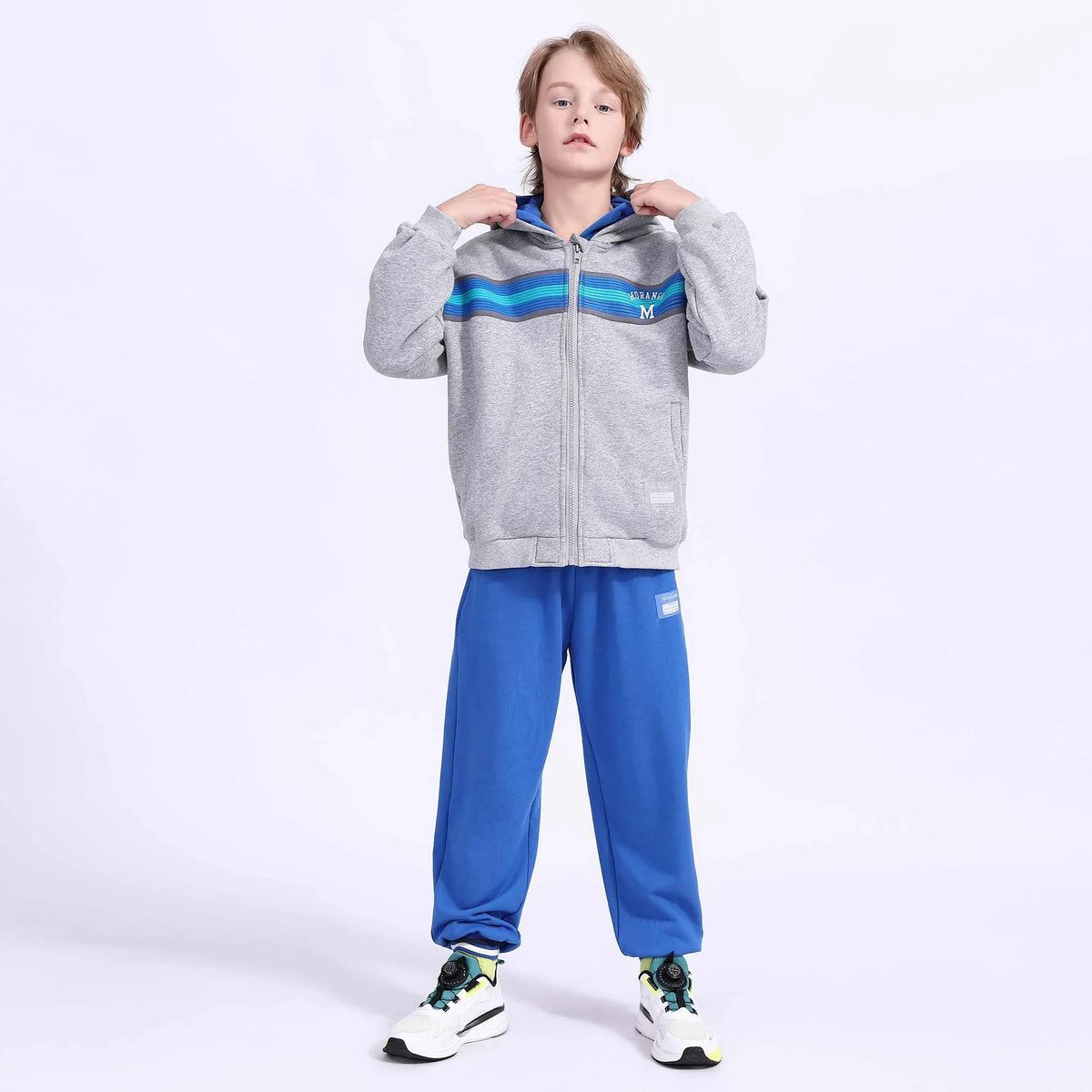 embroidery casual jacket for boys image