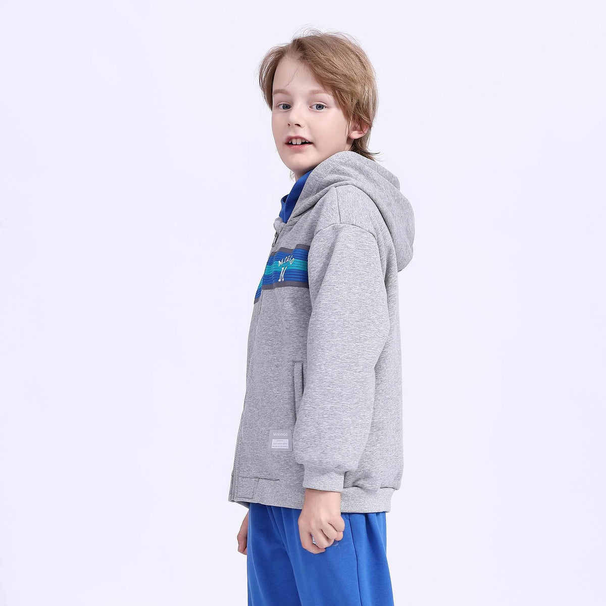 embroidery casual jacket for boys image