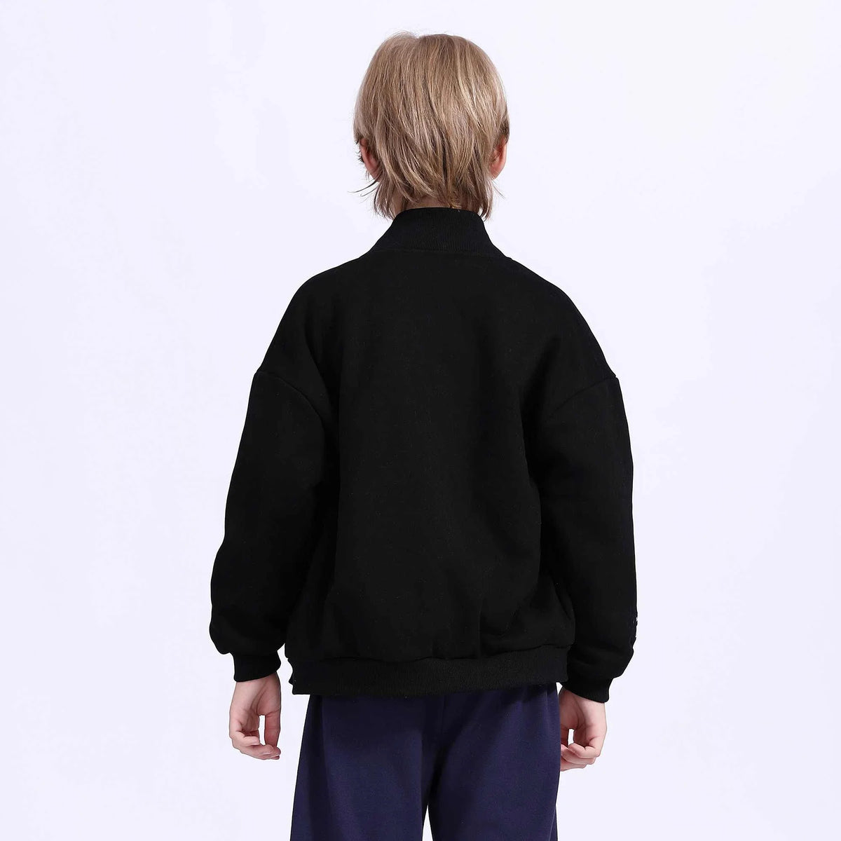 embroidery casual jacket for boys image