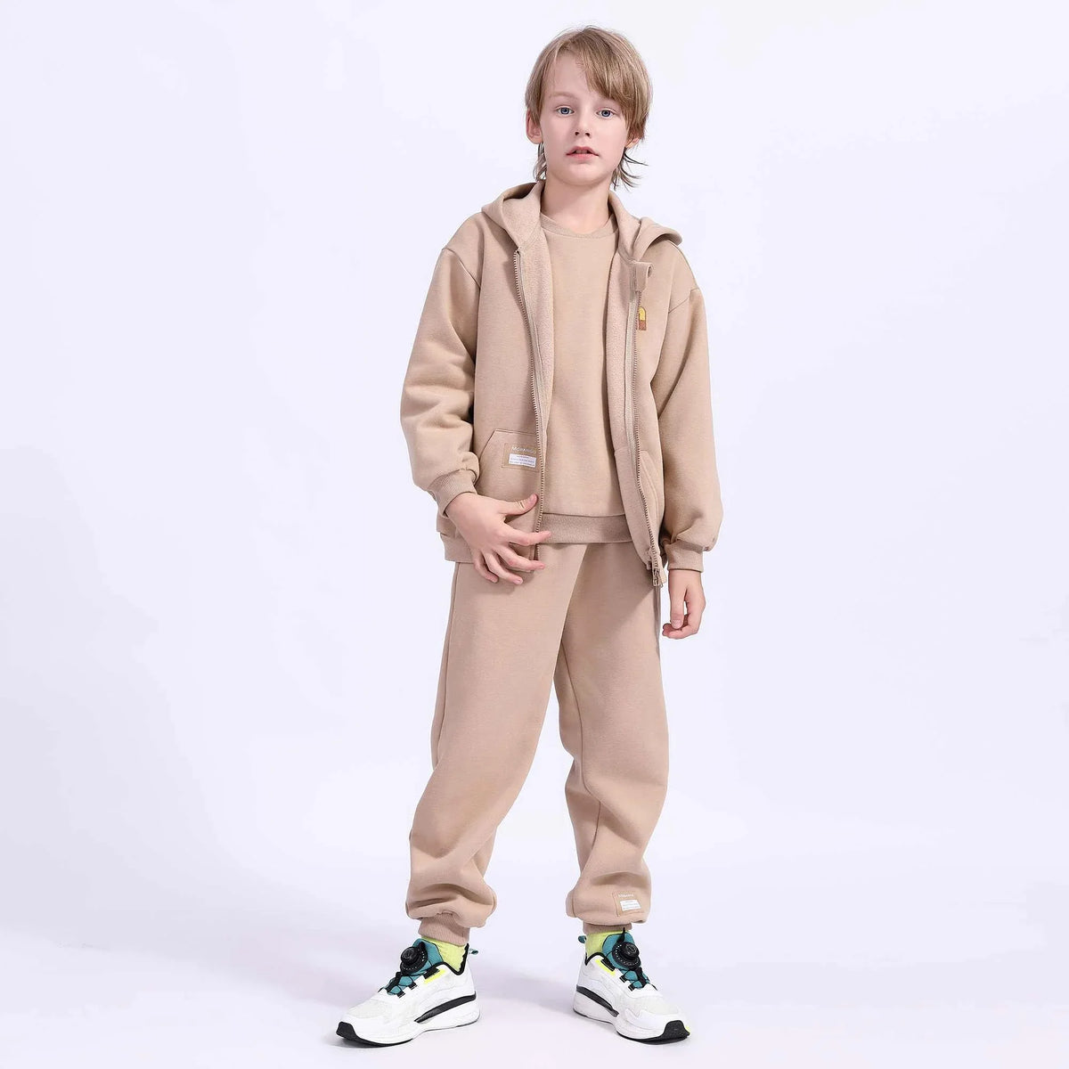 embroidery casual jacket for boys image