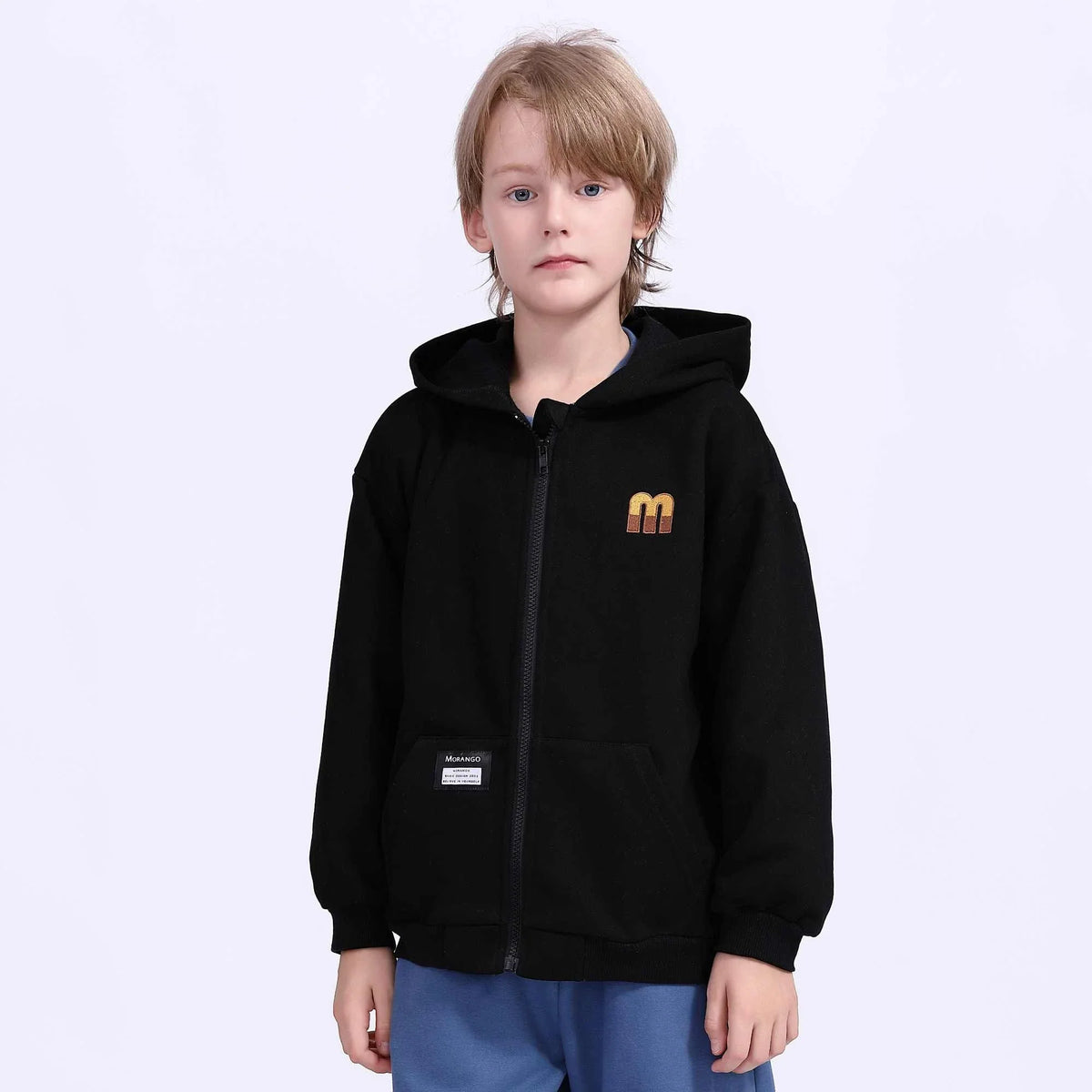 embroidery casual jacket for boys image