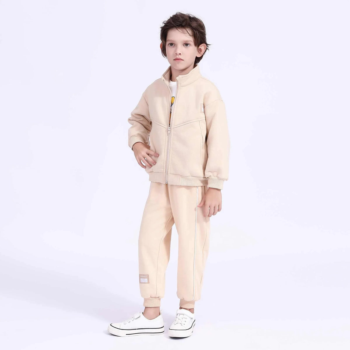 badge casual jacket for boys image