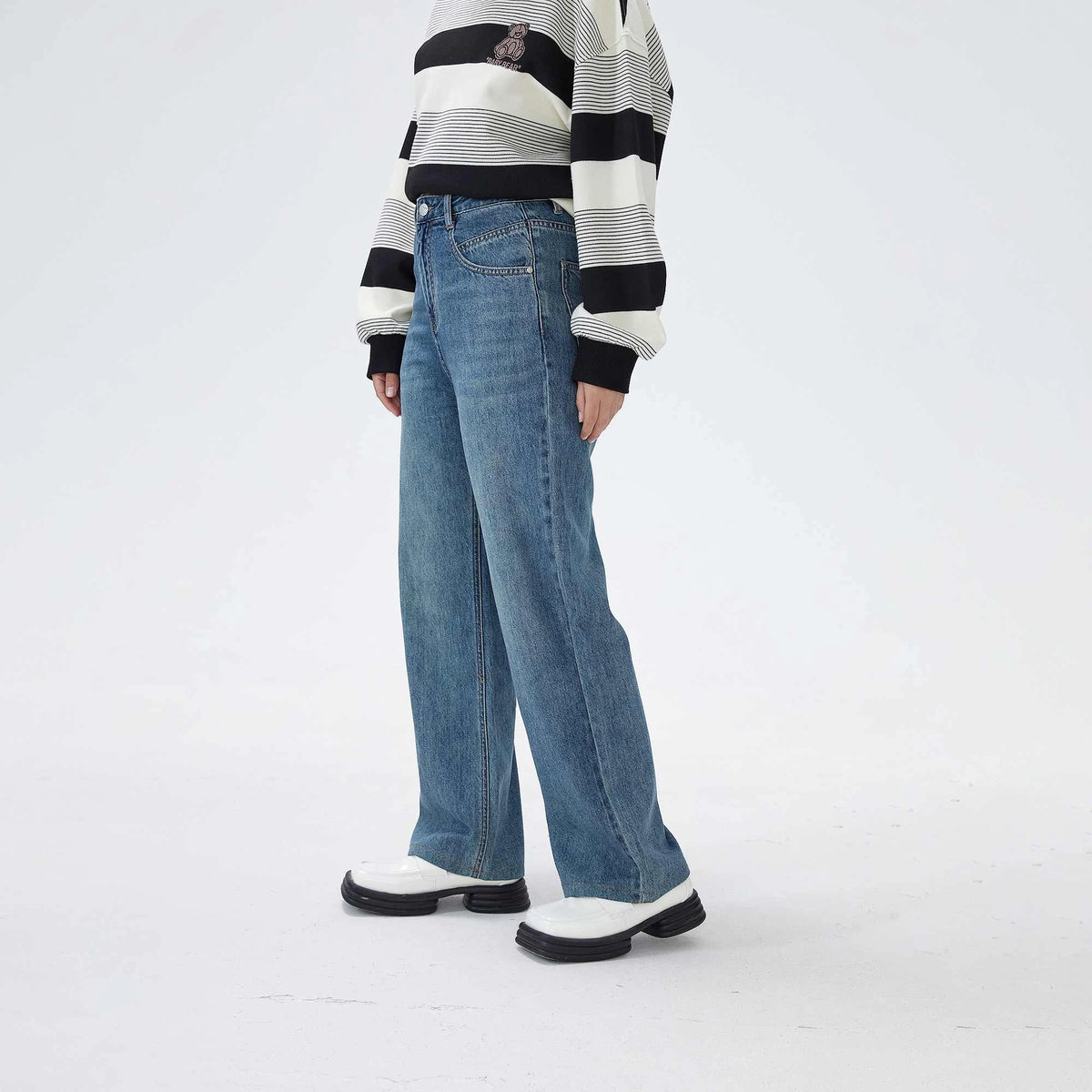 wide leg casual pants for women image