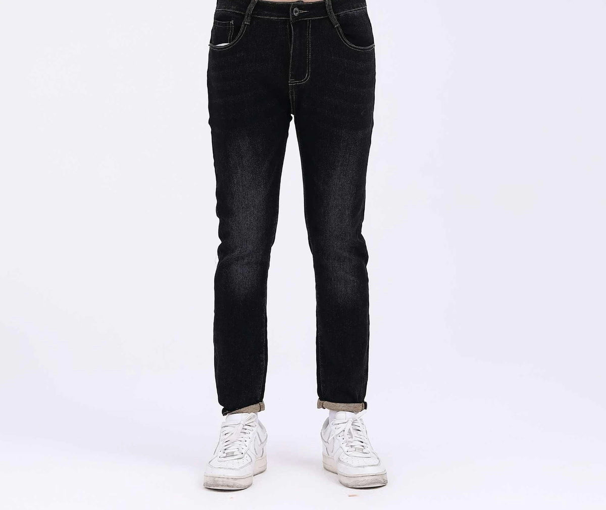 Washed Jeans Casual Pants For Men