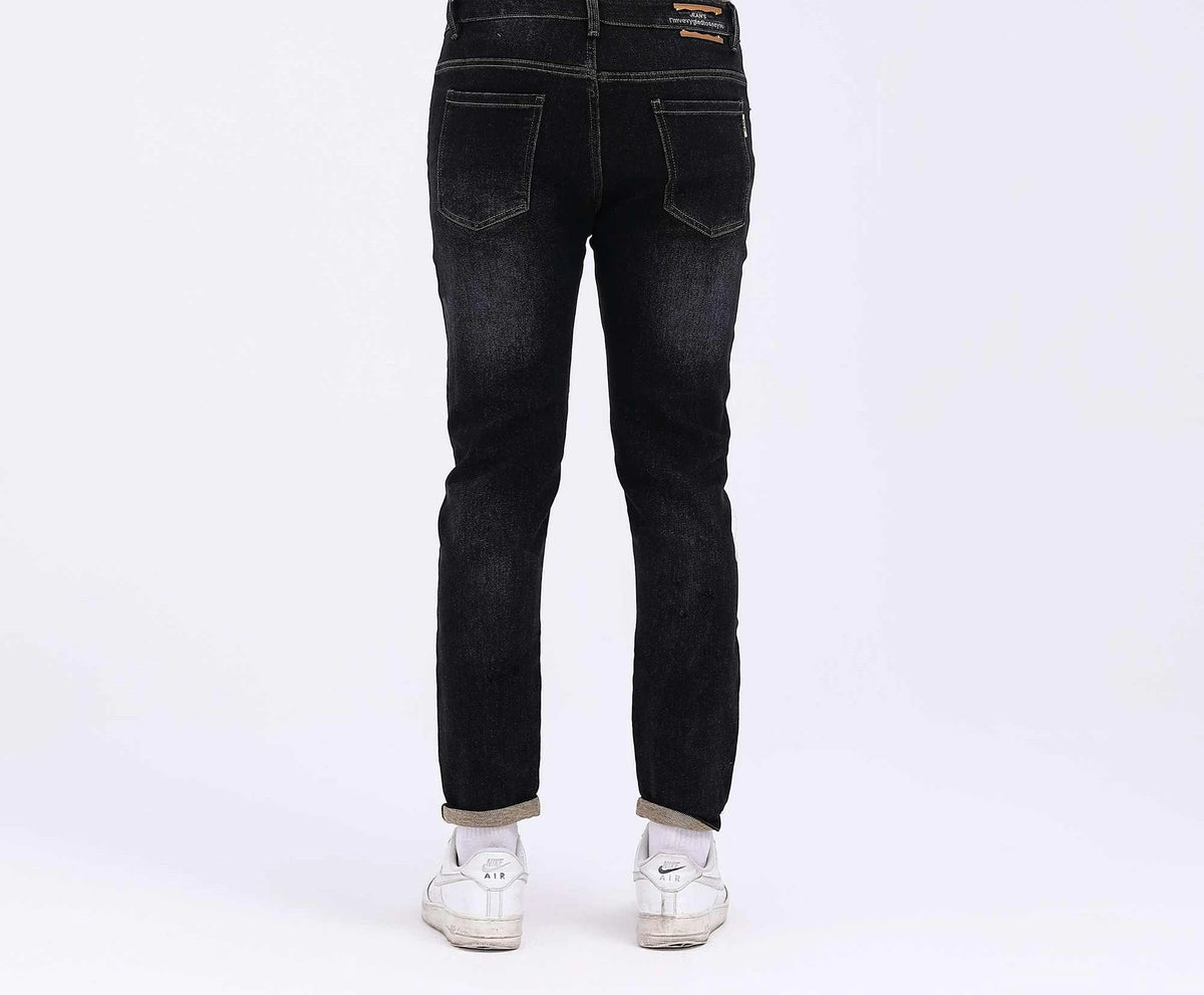 Washed Jeans Casual Pants For Men