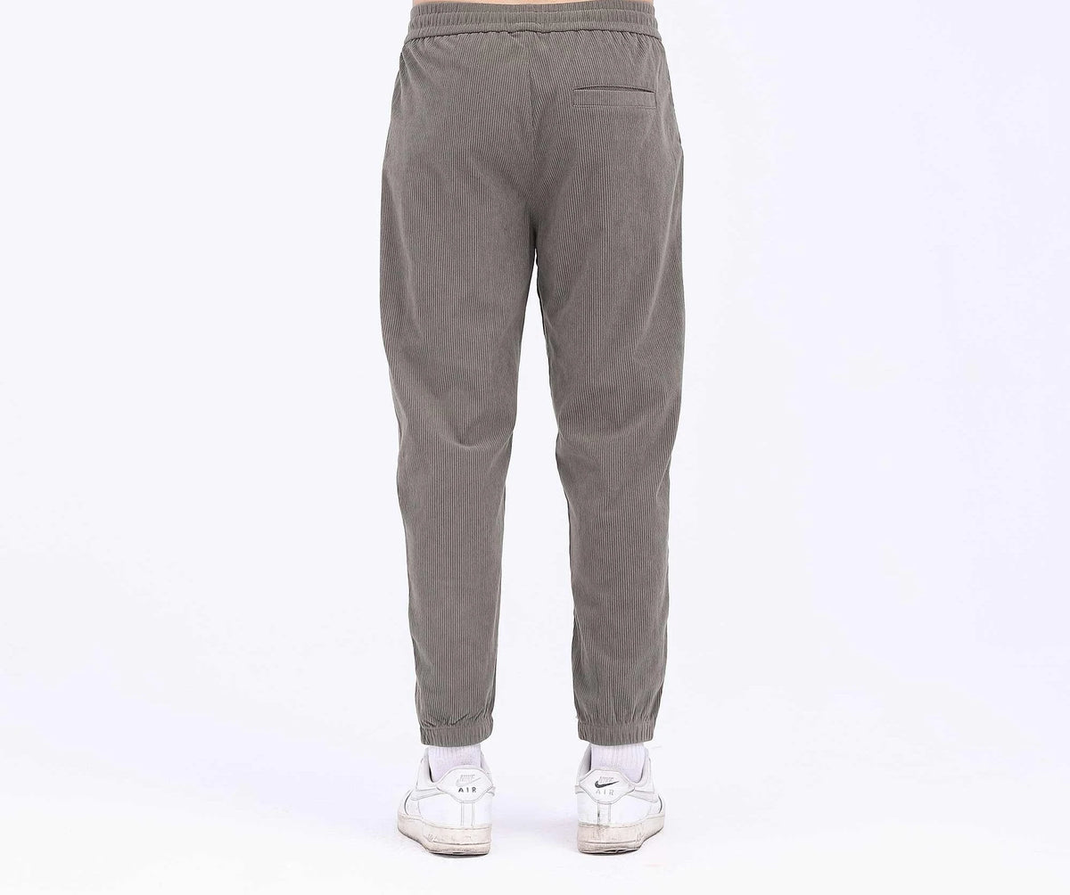 plain casual pants for men image