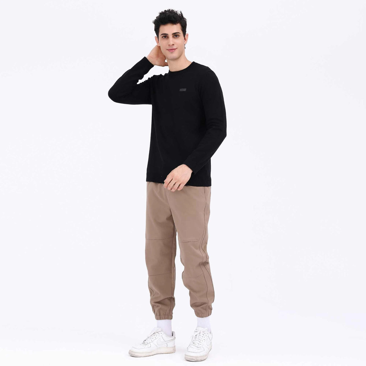 Plain Casual Pants For Men Image