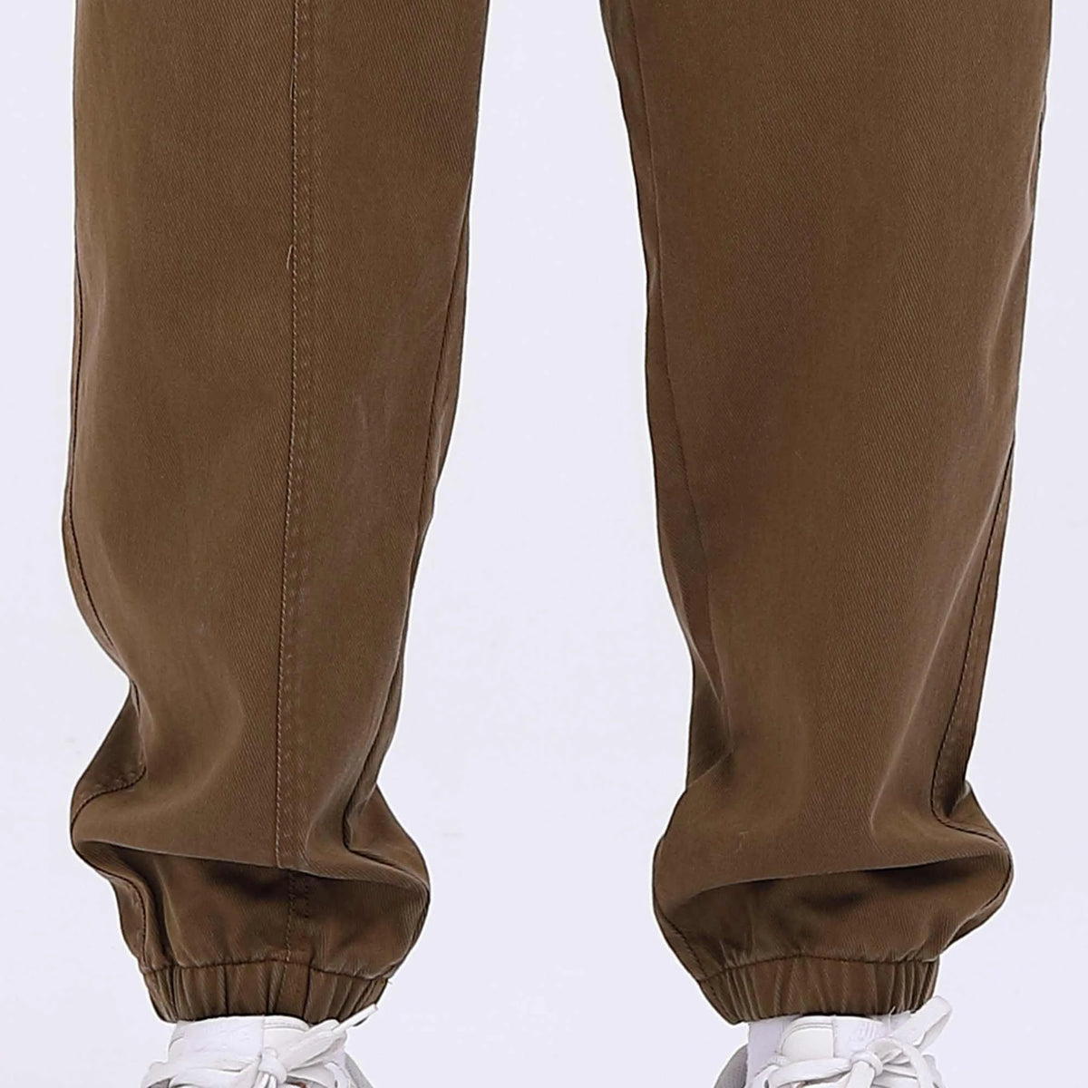 embroidery casual pants for men image