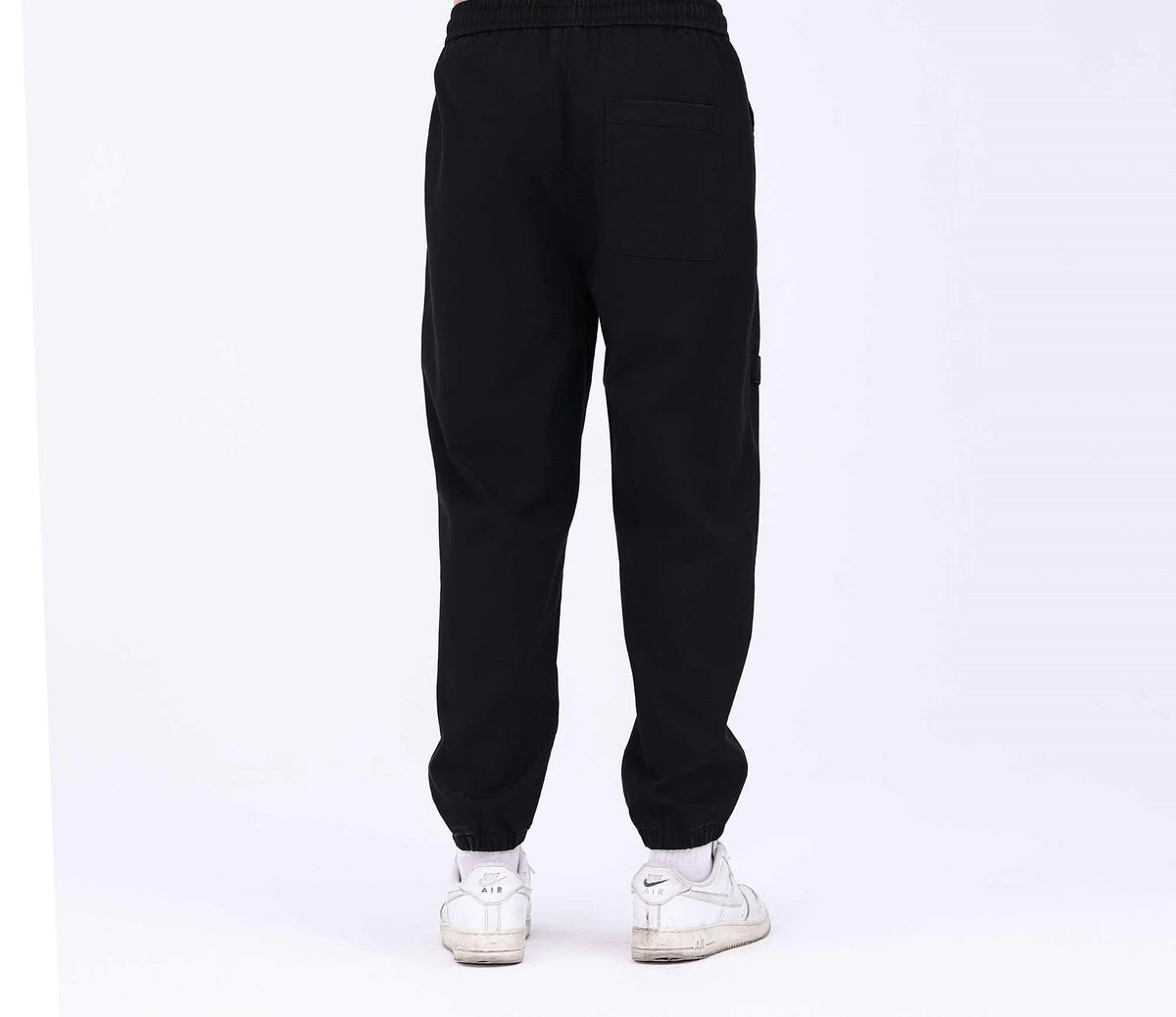 embroidery casual pants for men image