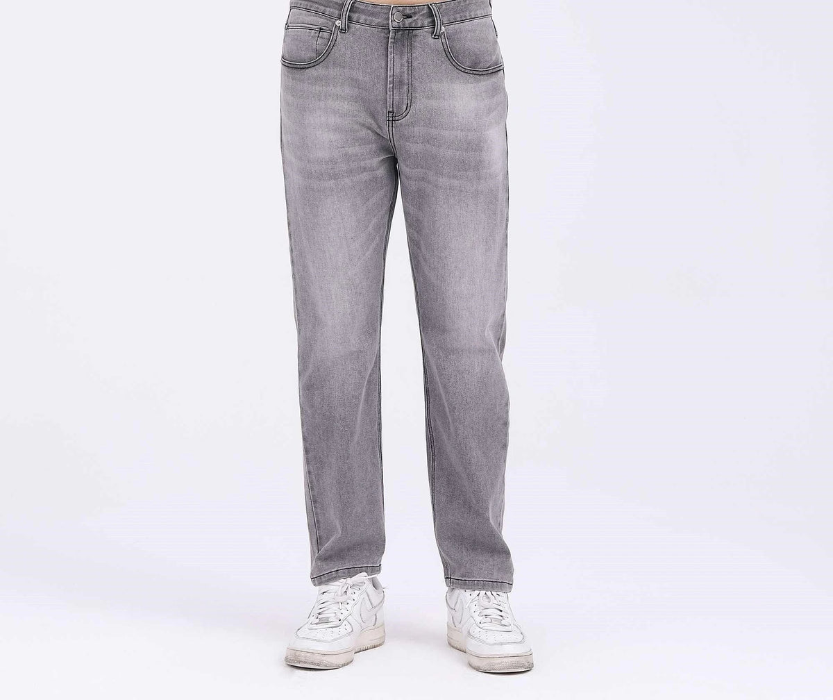 Washed Jeans Casual Pants For Men