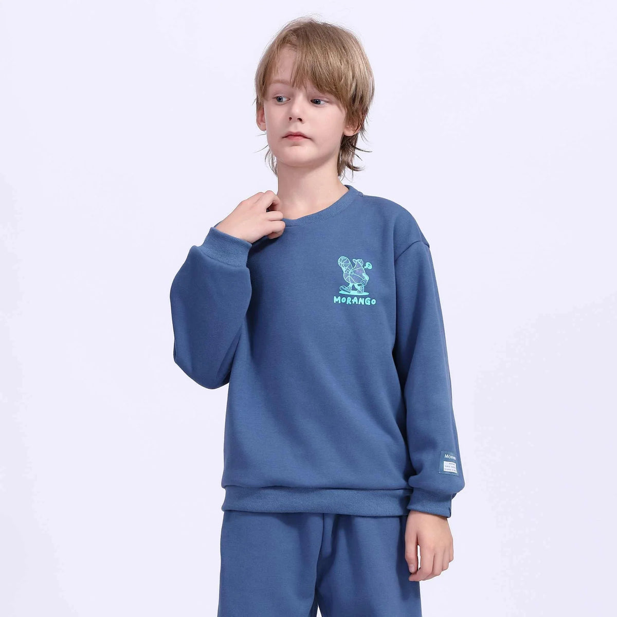 Printed Basic Pullover For Boys Image