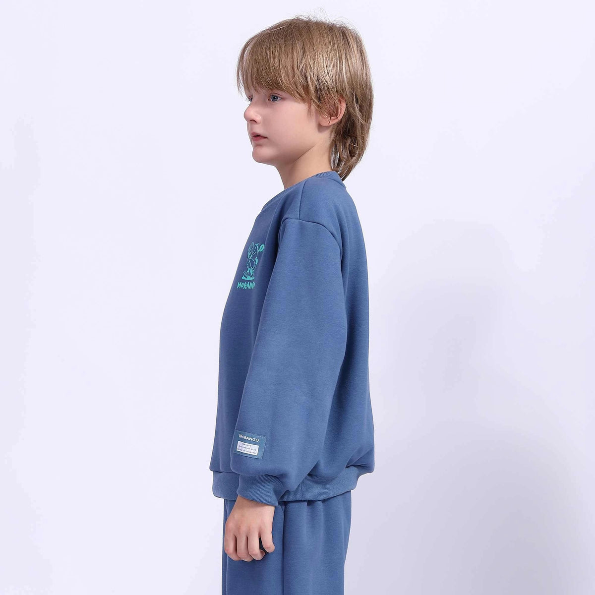 Printed Basic Pullover For Boys Image