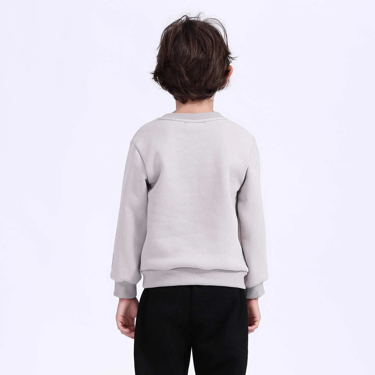 Printed Basic Pullover For Boys Image