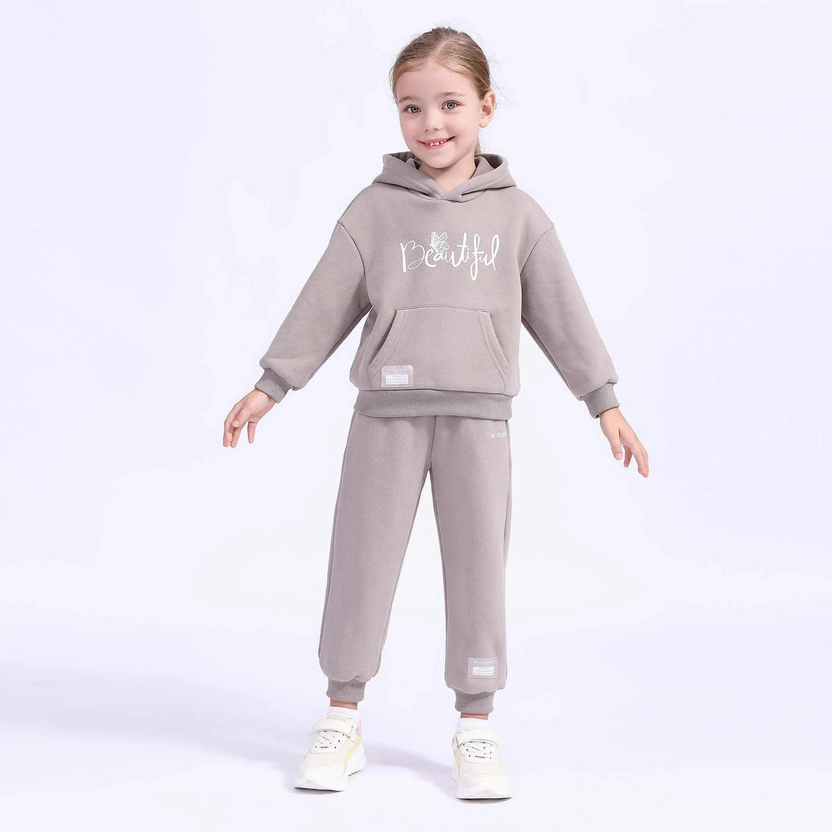 printed basic pullover for girls image