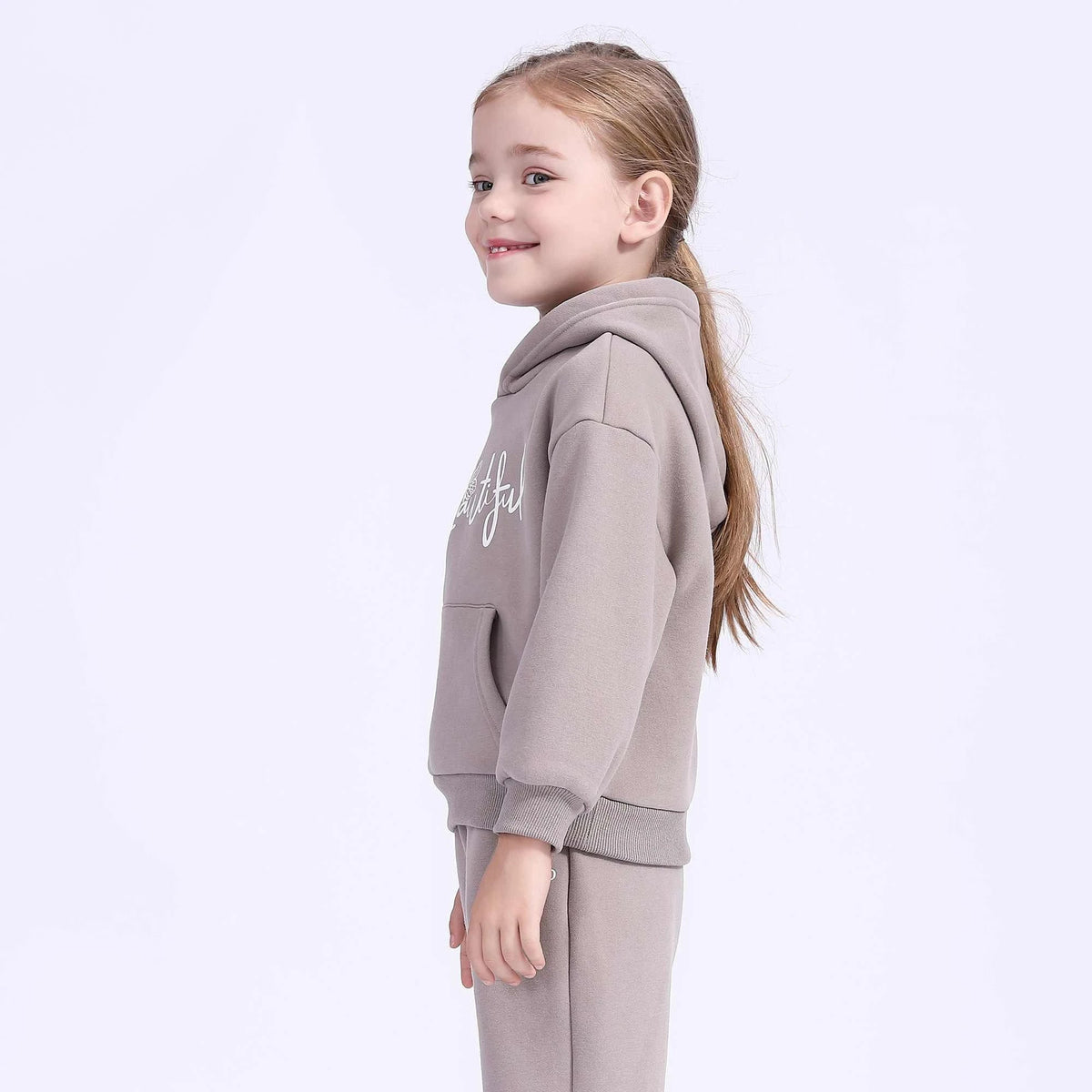 printed basic pullover for girls image