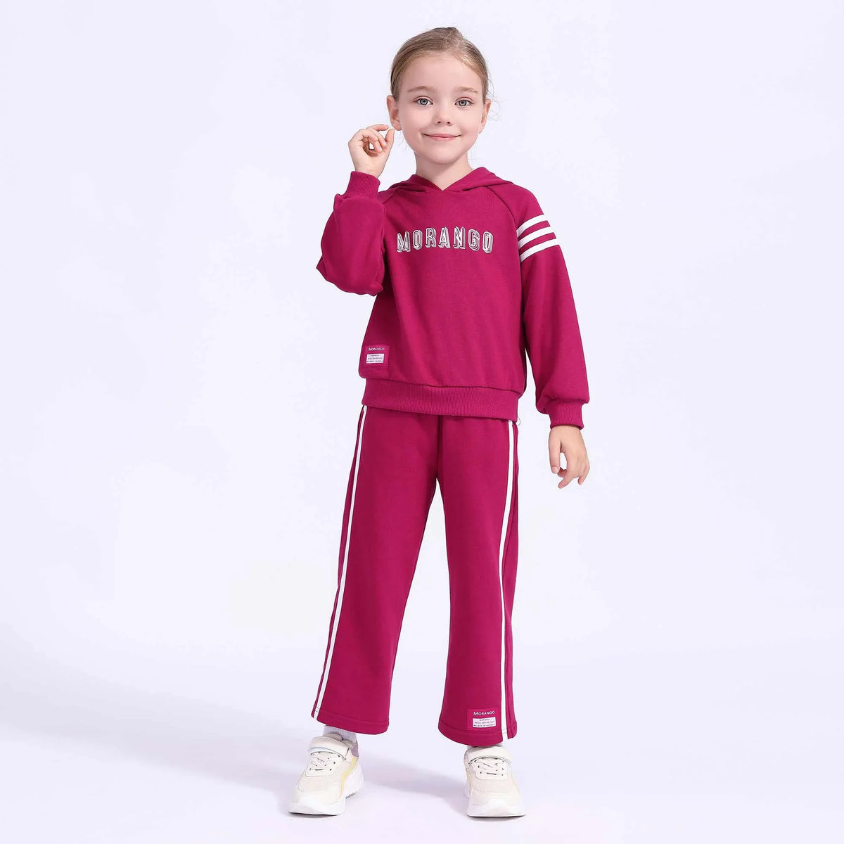 printed basic pullover for girls image