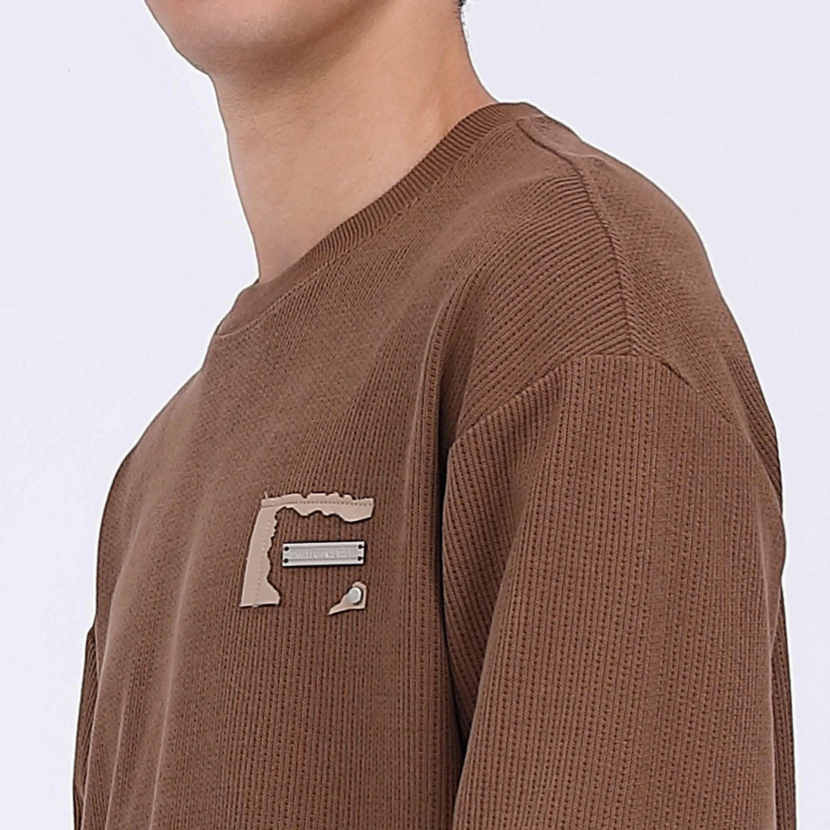 Badge Casual Pullover For Men