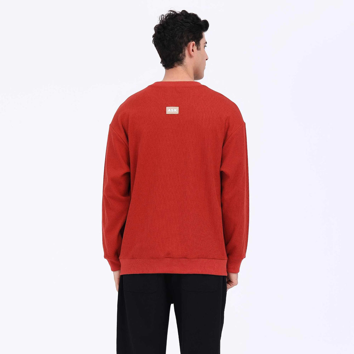 Badge Casual Pullover For Men