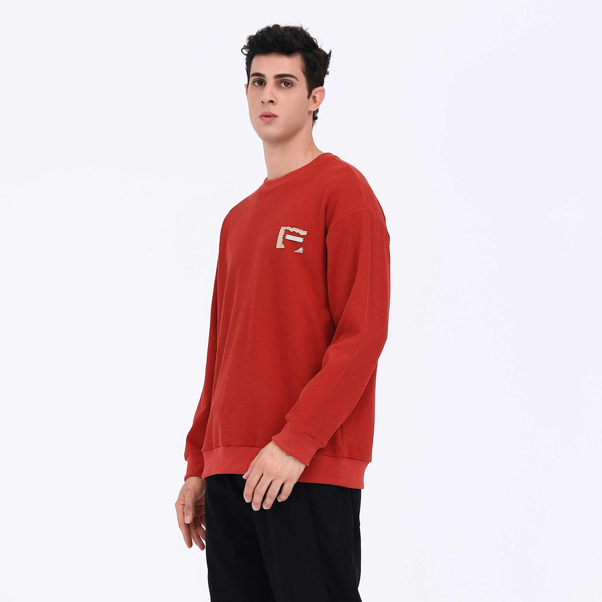 Badge Casual Pullover For Men