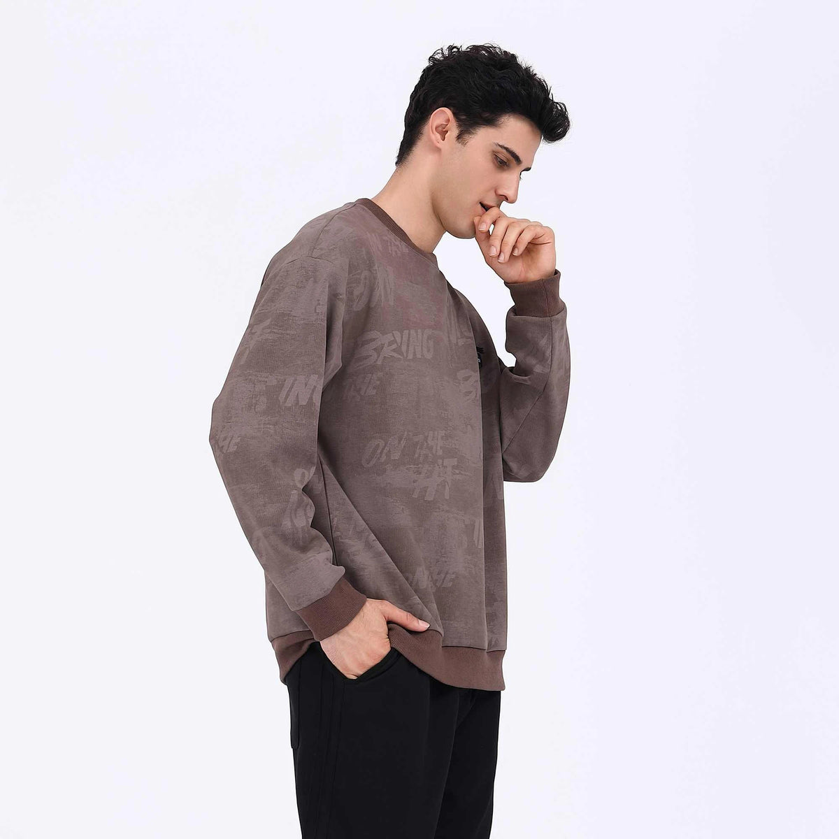 Printed Casual Pullover For Men